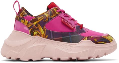 versace jeans couture pink sneakers|versace jeans couture sneakers men's.